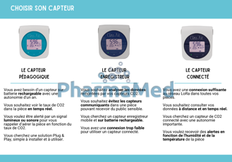 Image de Capteur Class'air + support de fixation - Enregistreur
